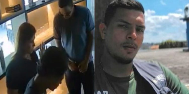 Polícia descobre o nome do bandido que roubou loja de celulares em Manaus