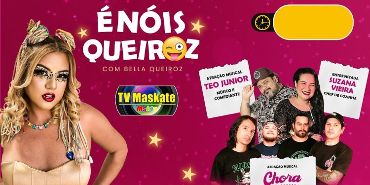 Rock and roll, doces ou travessuras e show de comédia no É Nós Queiroz