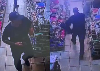 Vídeo: Se passando por cliente, bandido rouba loja e atira em duas pessoas no Centro de Manaus