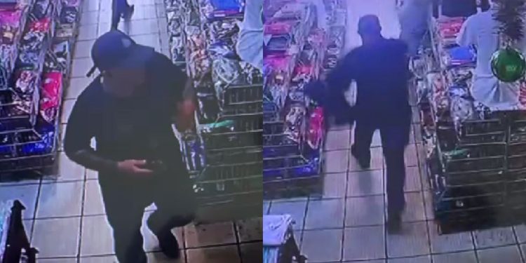 Vídeo: Se passando por cliente, bandido rouba loja e atira em duas pessoas no Centro de Manaus