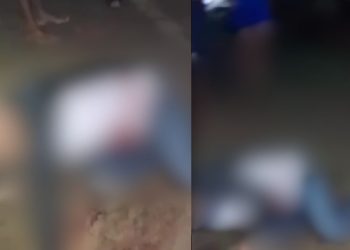 Vídeo mostra garoto de 16 anos que foi baleado na barriga quase desfalecendo no Amazonas