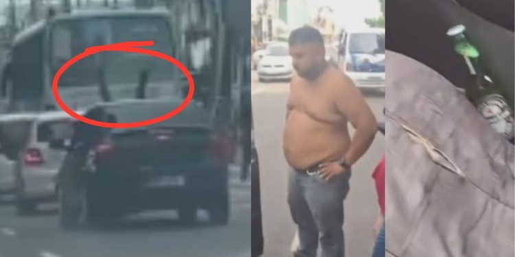 Vídeo mostra motorista 'morto de bêbo' atropelando motociclista na Compensa