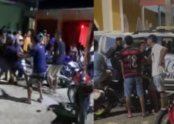 Cabo da PM é agredido pela população após realizar abordagem no Amazonas