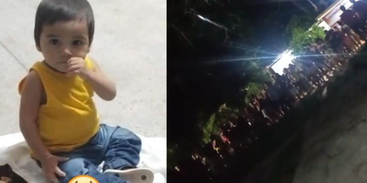 Multidão de reúne em delegacia após mulher matar o filho de 1 ano no Amazonas