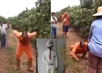 Vídeo: Trabalhador é possuído pelo Zé Pilintra após mexer em oferenda de macumba