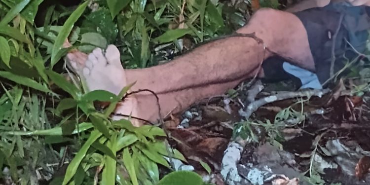 Cadáver com marcas de violência é encontrado no ramal da Praia Dourada