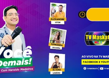 Miss Brasil Infantil Fernanda Oliveira e o empresário Alexandre Vitor no Você é Demais