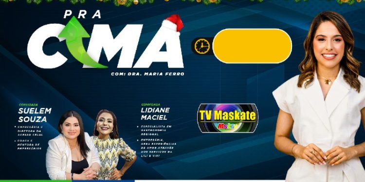 No programa Pra Cima, Maria Santa recebe as empresárias Lidiane Maciel e a Suelem Souza