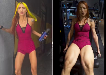 Vídeo: Ruivinha de Marte choca ao comparar corpo após ganhar 14 kg