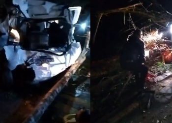 Vídeo: Carreta perde controle, bate em caros e deixa vários feridos na BR-174