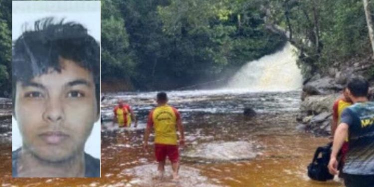 Turista morre após ser arrastado por correnteza em cachoeira de Presidente Figueiredo