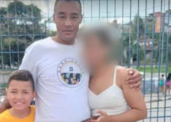 Detento em saidinha e filho de 9 anos são mortos a tiros na calçada de casa