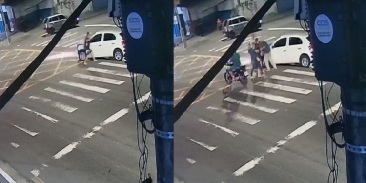Vídeo mostra cantor Paulo Onça sendo agredido após acidente de trânsito em Manaus