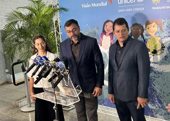 Coletiva: Governador Wilson Lima participa de premiação do Selo Unicef para 29 Municípios