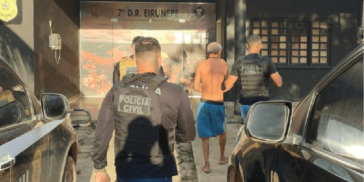 Em Eirunepé, líder religioso é preso por estuprar adolescente de 13 anos O homem responderá por estupro de vulnerável, será encaminhado para audiência de custódia e ficará à disposição da Justiça. FOTO: Divulgação/PC-AM.