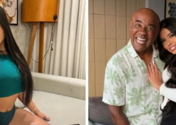 Vídeo: Modelo é expulsa de avião após gravar sex@ com Kid Bengala no banheiro