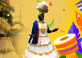 A NEGA VAI LONGE: Kamélia é a estrela do cordão da Bola Preta