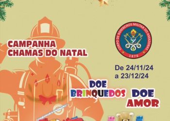 Campanha de arrecadação de brinquedos do Corpo de Bombeiros seguirá até 23 de dezembro