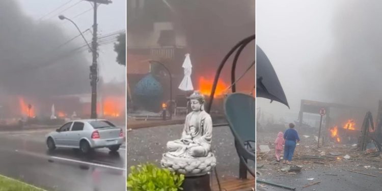 Vídeo mostra momento de queda de avião em Gramado; dez morreram