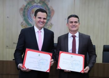 Prefeito David Almeida e Vice Renato Junior assumem novo mandato em Manaus