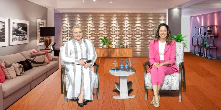 Psicóloga das empreendedoras Josy Karla no programa Pra Cima