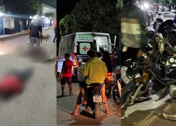 Colisão entre motos no Amazonas deixa vítimas agonizando no asfalto
