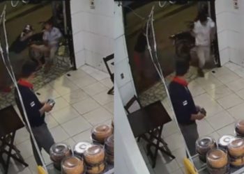 Em Manaus, homem se recusa entregar celular a assaltante e quase morre a tiros