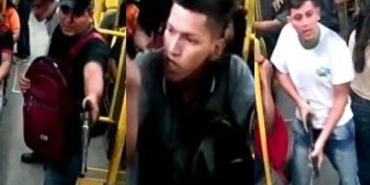 Trio é caçado pela polícia por roubo a ônibus em Manaus