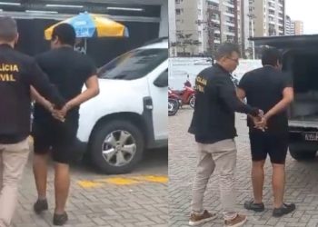 Vídeo mostra cantor de arrocha que foi preso por engravidar a enteada de 13 anos em Manaus