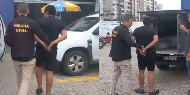 Vídeo mostra cantor de arrocha que foi preso por engravidar a enteada de 13 anos em Manaus