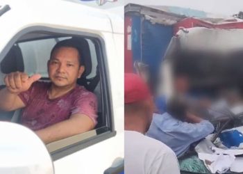 Morre homem que ficou preso às ferragens em acidente entre caminhão e ônibus na AM-010