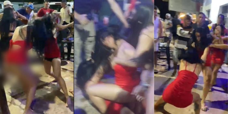 Vídeos: sem calcinha, mulher sai na porrada com 'rival' no Amazonas