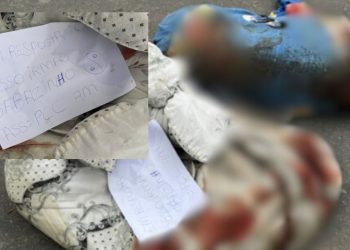Com bilhete de facção, corpo esquartejado é deixado em rua do bairro Novo Aleixo