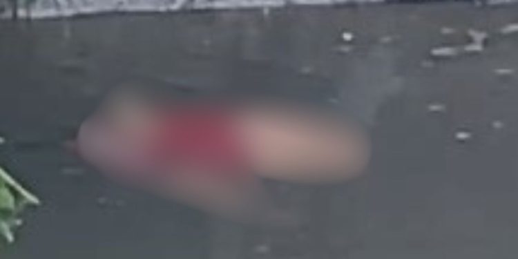 Vídeo: moradores encontram corpo boiando em igarapé em Manaus