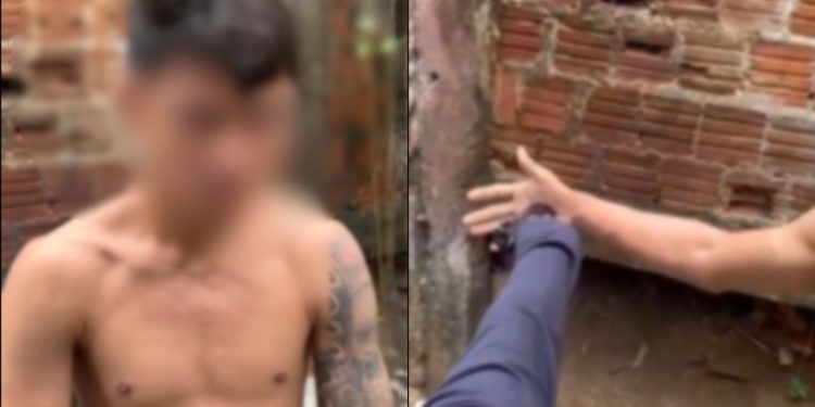Vídeo: Tribunal do crime dá tiro na mão de 'amostradinho' que deu 'grau' em Manaus