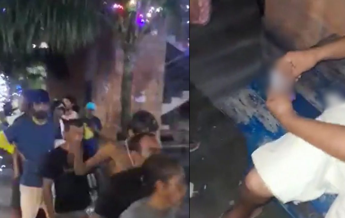 Vídeo: moradores fazem fila para receber droga de presente dos traficantes em Réveillon no Morro da Liberdade