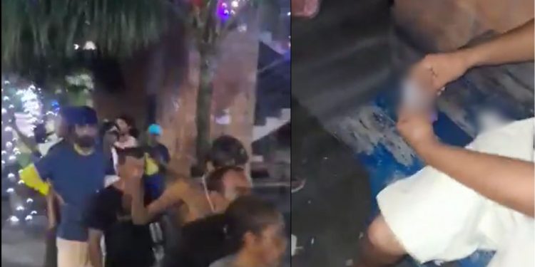 Vídeo: moradores fazem fila para receber droga de presente dos traficantes em Réveillon no Morro da Liberdade