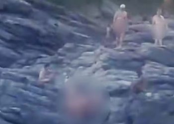 Vídeo: 15 homens são flagrados fazendo sex* em praia no Rio de Janeiro