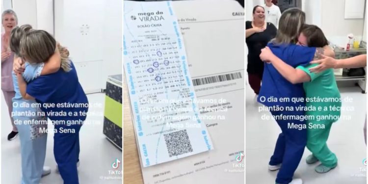 Vídeo: Mulher se engana, comemora Mega da Virada e percebe que conferiu jogo errado