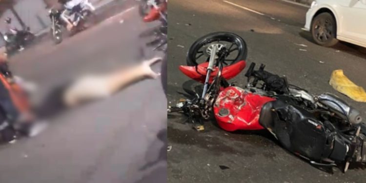 Vídeo: motociclista morre após colidir em carro no bairro Coroado