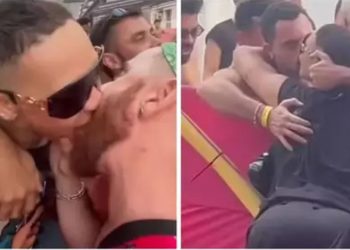 Vídeo: Pabllo Vittar é flagrada beijando muito em festa gay no Rio