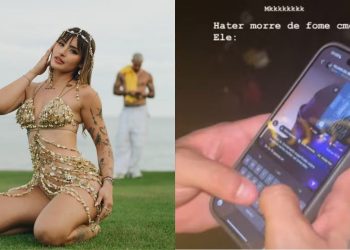 Vídeo: Filipe Ret bloqueia fãs que criticaram look de namorada, Agatha Sá, no Réveillon