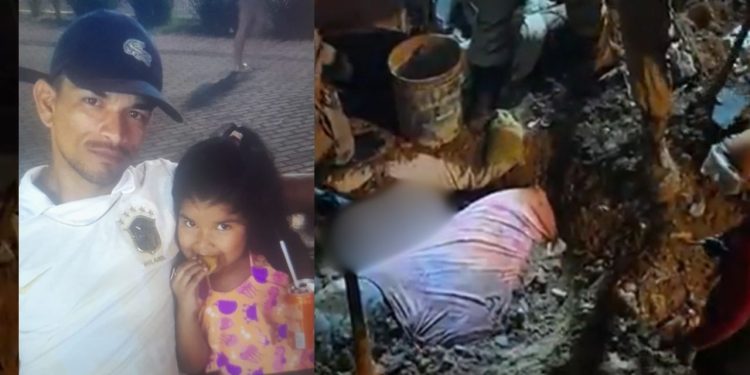 Vídeo mostra exato momento em que corpos de pai e filha são achados abraçados na Redenção