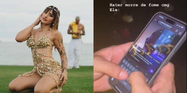 Vídeo: Filipe Ret bloqueia fãs que criticaram look de namorada, Agatha Sá, no Réveillon