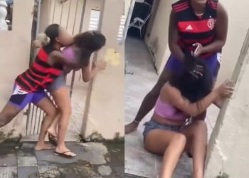 Porrada entre amante e esposa. “Safada’, diz a mulher do alecrim dourado. Veja o vídeo:
