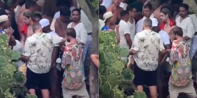 Vídeo: Mais de 30 homens são flagrados se m@sturbando na praia do Arpoador