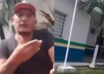 Vídeo: Bêbado leva chifre e implora para ser preso em delegacia de Manaus: “delegado não quer”
