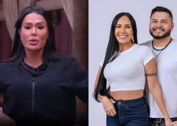 Vídeo: Gracyanne crava voto em casal amazonense no primeiro paredão: "machista e deselegante"