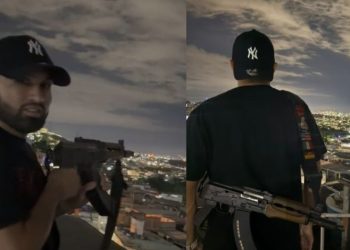 Vídeo mostra traficante 'BL' ostentando fuzil no Rio de Janeiro antes de ser preso em Manaus