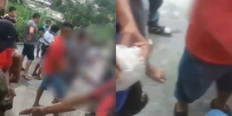 Vídeo mostra suposta distribuição de drogas no bairro Santa Inês, em Manaus